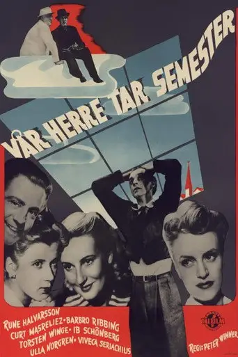 Bild från filmen Vår herre tar semester