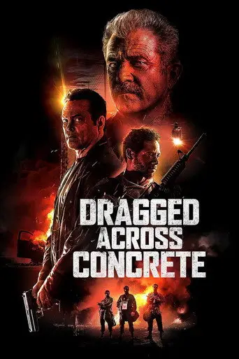 Dragged across concrete