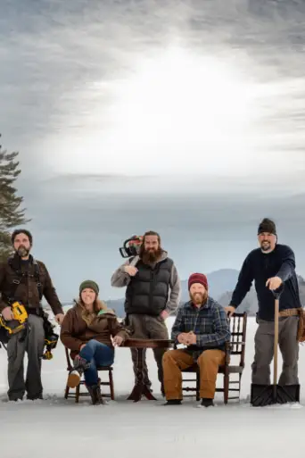 Bild från filmen Maine Cabin Masters