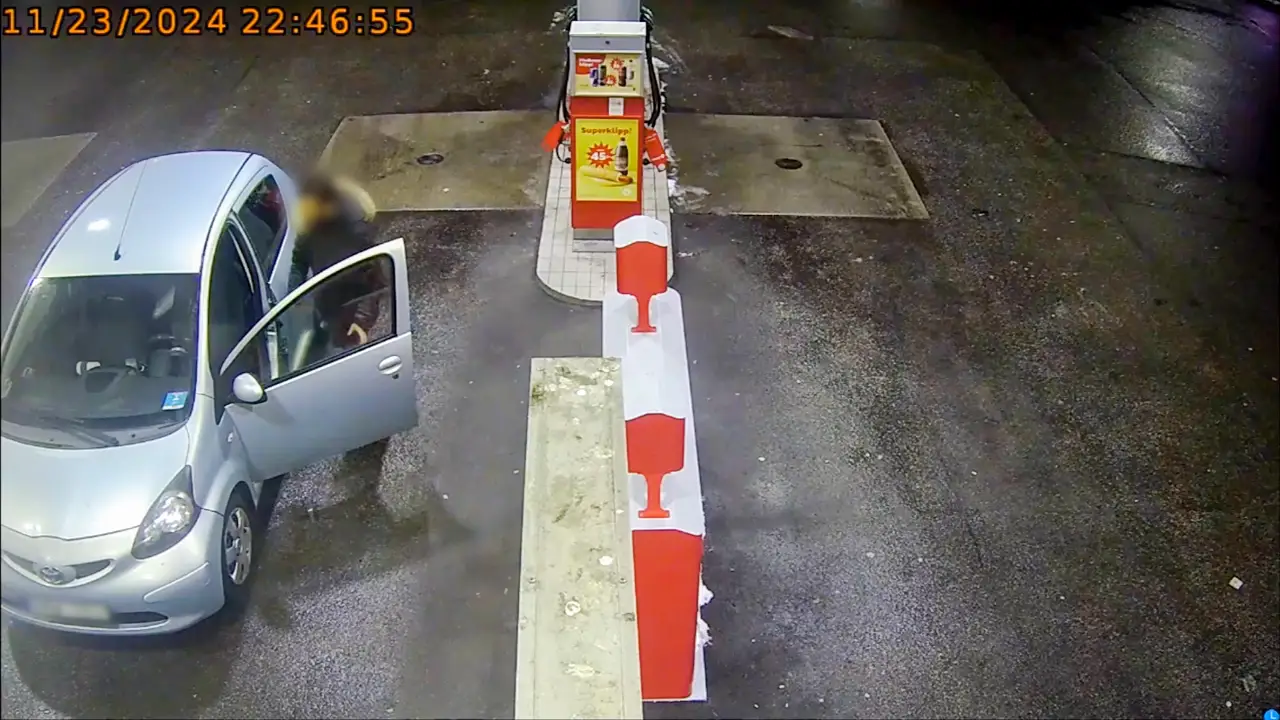 Fångat på polisens kamera