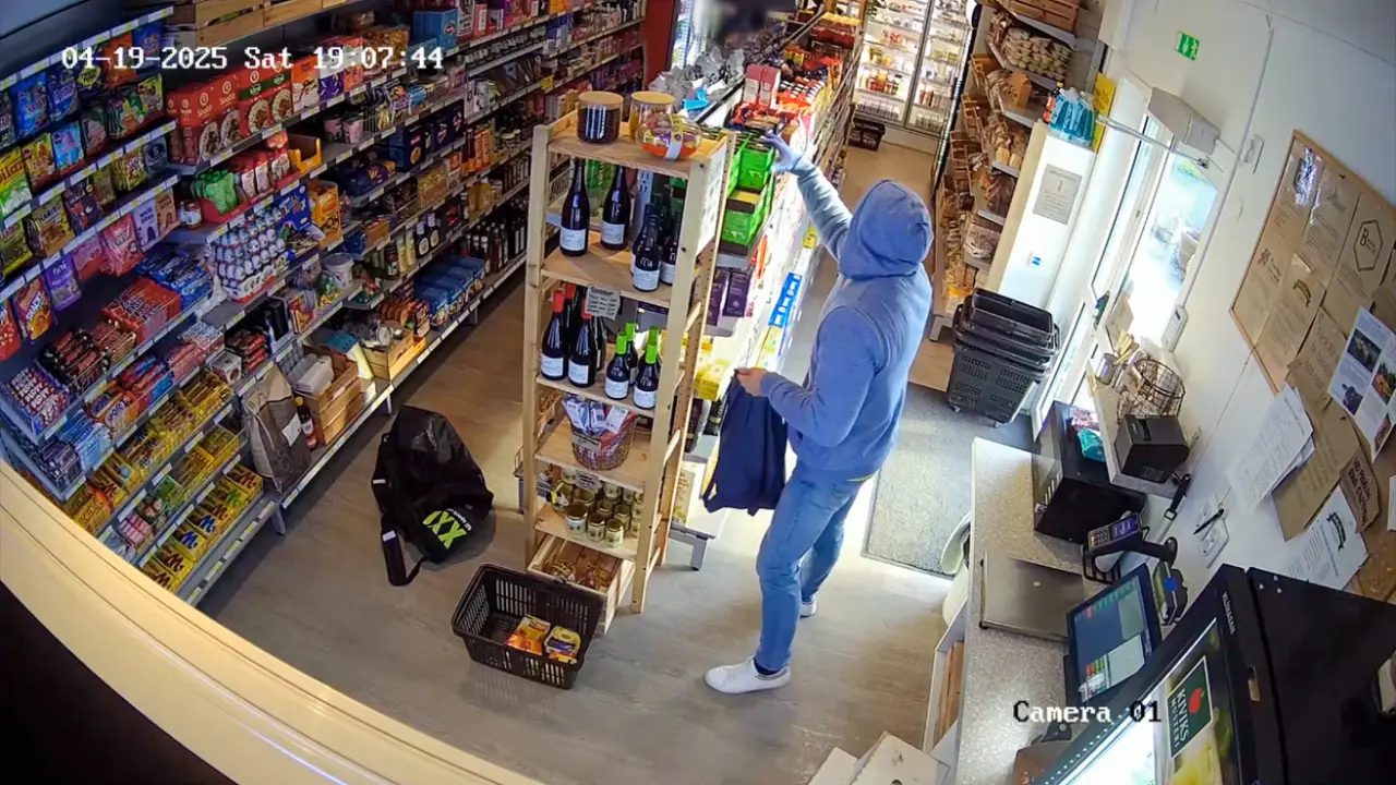 Fångat på polisens kamera