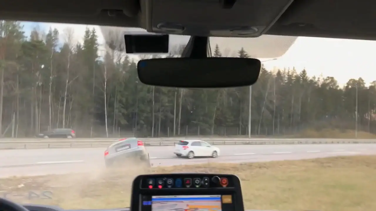 Fångat på polisens kamera